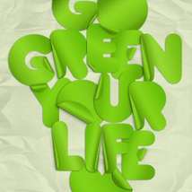 Go green your life poster vennerlabs