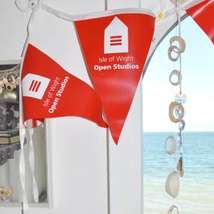 Open stidios red bunting