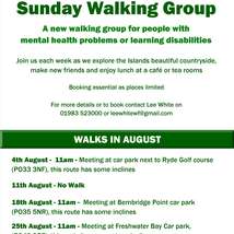 Walking group poster   august 2013
