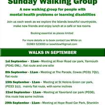 Walking group poster   september 2013