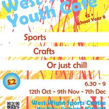 West wight youth cafe poster sept 2013