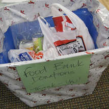 Foodbank donations basket by mastermaq