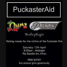 Puckaster benefit gig
