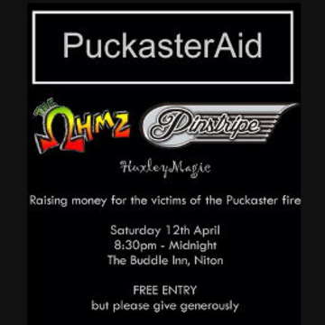 Puckaster benefit gig