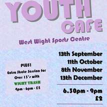 West wight youth cafe poster sept 2014
