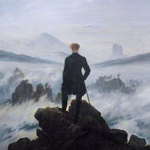 Caspar david friedrich wanderer above the sea of fog   public domain