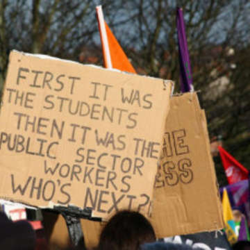 Stop the cuts march by nickefford 390x228