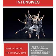 Contemporary dance intensives poster