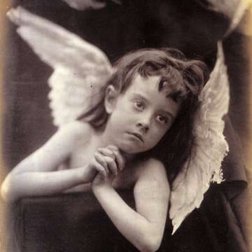 Angel of the nativity  by julia margaret cameron