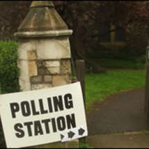 Polling station mat from london