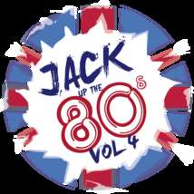 Jack up the 80s logo circular
