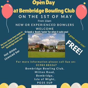Bembridge open day poster