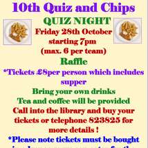 Fish and chip quiz poster page 0