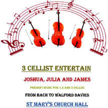 Three cellists