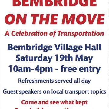 Bembridge on move   poster text