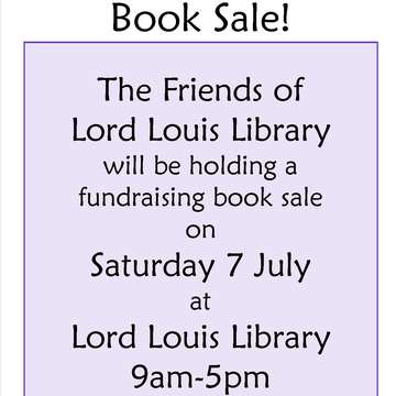 Friends book sale 7 july