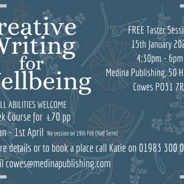 Creative writing for wellbeing image