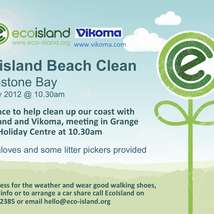 May 2012 beach clean poster template