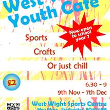 West wight youth cafe poster nov 2013
