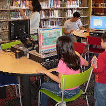 Using computer by sanjoselibrary
