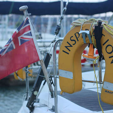 Inspiration   yacht name by dofe gold sailing