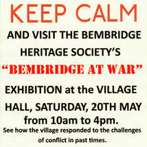 Bembridge at war poster for website