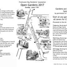 Open gardens map 2017