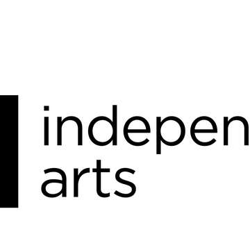 Independent arts logo black