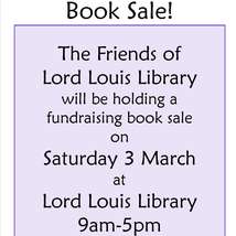 Friends book sale 3 march