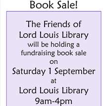 Friends book sale 1 sept