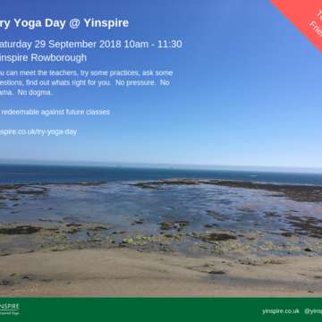 Autumn 2018 try yoga day
