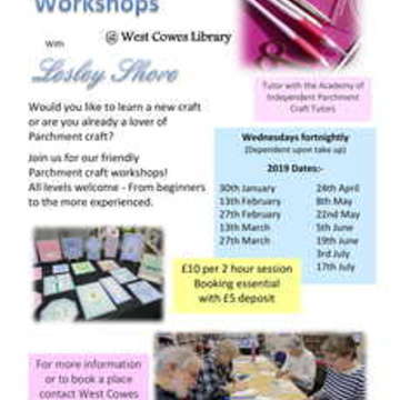 West cowes library workshops 1 1 