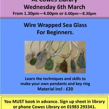 Library poster wirewrapped 6th march 19