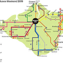 Beers and buses route map