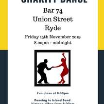 Charity dance   15th november