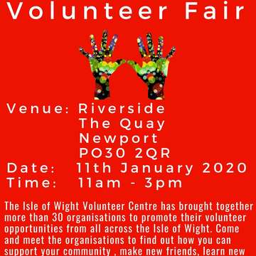 2020 volunteer fair poster