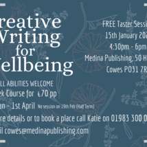 Creative writing for wellbeing image