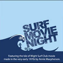 Surf movie night poster