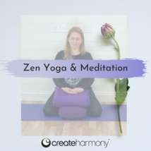 Zen yoga   meditation brushstroke