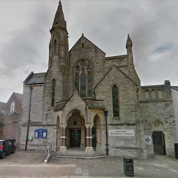 Newport methodist church from google maps