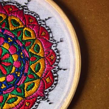 Cross stitch by santoshi guruju