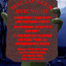 Halloween quiz night