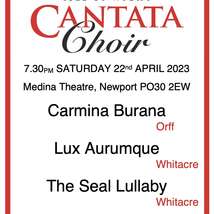 Iow cantata choir spring concert 2023