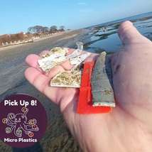 Pick up 8! microplastic   every time you return from the beach