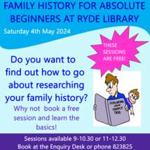 Family history poster 2024 beginners 1