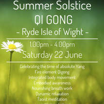 Summer solstice qigong isle of wight