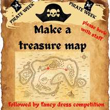 Pirate week treasure map