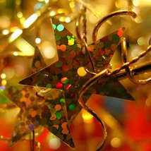 Christmas decorations flowery luza