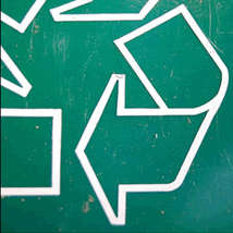 Recycle sign pylon757