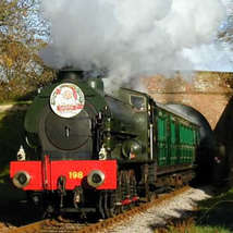 Steam railway santa special
